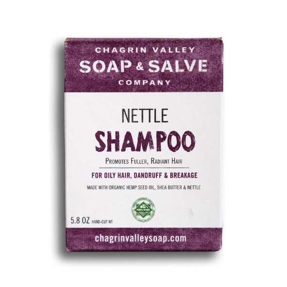 nettle brandnetel shampoo bar chagrin valley soap and salve