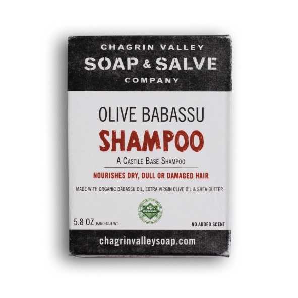 Olive Babassu shampoo bar chagrin valley
