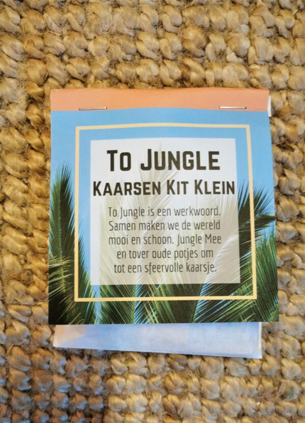 To Jungle kaarsen kit klein