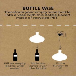 bottle vase recycled PET