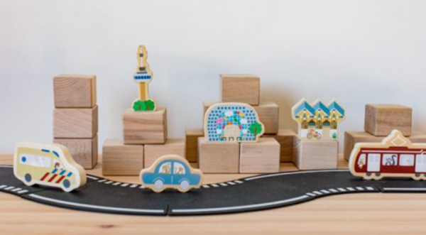 duurzame houten baby puzzel Rotterdam duurzame kraam cadeaus noox city kids